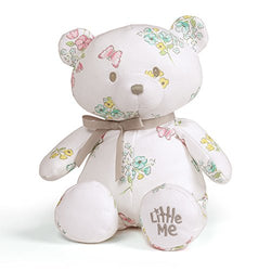 Baby GUND x Little Me Meadow Floral Teddy Bear Stuffed Animal Plush, 10"