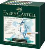 Faber-Castell Albrecht Durer Artists' Watercolor Markers - 30 Assorted Colors - Multipurpose Art Markers