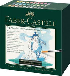 Faber-Castell Albrecht Durer Artists' Watercolor Markers - 30 Assorted Colors - Multipurpose Art Markers