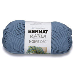 Bernat Maker Home Dec Yarn, 8.8oz, Guage 5 Bulky Chunky, Steel Blue