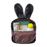Bunny Backpack, Cute Mini Backpacks for Girls Plush Rabbit Ear Satchel Fuzzy Bunny Purse Handbags
