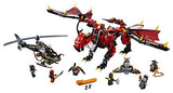 LEGO NINJAGO Masters of Spinjitzu: Firstbourne 70653 Ninja Toy Building Kit with Red Dragon Figure, Minifigures and a Helicopter (882 Pieces) (Discontinued by Manufacturer)