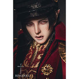 ZDD 1/3 Boy BJD Doll SD Dolls 63.5cm Movable Joints with Hair Makeup Gift Collection Christmas Decoration Fashion Handmade Doll (Dracula Military Uniform)