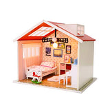 Cool Beans Boutique 1:18 Scale Do-It-Yourself Dollhouse Kit (Pink Home)