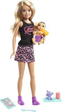 Barbie Skipper Babysitters Inc Doll & Accessories Set with Blonde Doll in 'Girl Power' Top, Baby Doll & 4 Themed Pieces