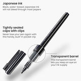 Arteza Micro-Line Ink Pens, Set of 9, Black Fineliners with Japanese Archival Ink, Art Supplies for Comic Artists and Illustrators