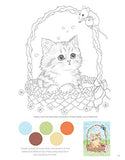 Teacup Kittens Coloring Book (Design Originals) 32 Adorable Expressive-Eyed Cat Designs from