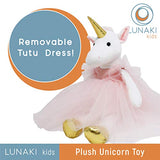 Lunaki Unicorn Stuffed Animal Plush Toy in Pink Tutu Dress - Premium Gift for Girls, Great Toys for Birthday, Baby Shower & Christmas - 19 inches