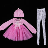 CUTICATE 1/3 Scale Girl Dolls Clothes for 60CM Ball Jointed Doll, for Night Lolita, Supper Dollfie - Sweater Dress & Hat & Lace Stocking Socks Outfits