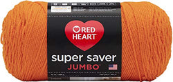 Red Heart Super Saver Jumbo E302C, Pumpkin