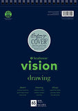 Strathmore Paper 643-59 Vision Drawing Pad Wire Bound, 9"x12"