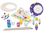 MasterPieces Works of Ahhh Real Wood Large Acrylic Paint & Craft Kit, Dream Catcher, Dr. Toy'S 100 Best Winner, for Ages 4+