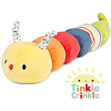 Baby GUND Tinkle Crinkle Collection Essential Caterpillar Stuffed Animal Sensory Plush, 14”