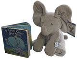 GUND BABY ANIMATED FLAPPY THE ELEPHANT PLUSH TOY with "IF ANIMALS KISSED GOODNIGHT" Book, For Birthdays , Holidays And Baby Showers. Great For Babies And Toddler Toys. Gift set bundle by Rimon