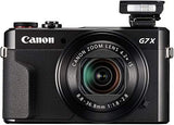 Canon PowerShot G7 X Mark II Digital Camera (Black) with Ultimate Accessory Bundle - Includes: Ultra 64GB SDXC Memory Card, Extra Battery, 72" Monopod, 8" Gripster, Carrying Case & More