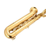 Singer's day SDBS-2001 Low A Baritone Saxophone Low A to High F# Lacquered Brass with Hand Engraved Bell