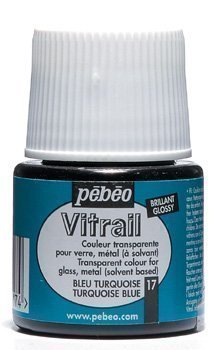 Vitrail Glass Paint 45ML Bottles (Turquoise)