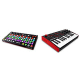 AKAI Professional Fire – USB MIDI Controller for FL Studio with 64 pad RGB Clip/Drum Pad Matrix & Professional MPK Mini MK3-25 Key USB MIDI Keyboard Controller With 8 Backlit Drum Pads