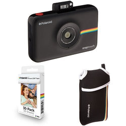 Polaroid Snap Touch Instant Print Digital Camera With LCD Display (Black) with Zink Zero Ink