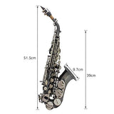 Muslady Sax,Bb Soprano Saxophone Brass Woodwind Instrument