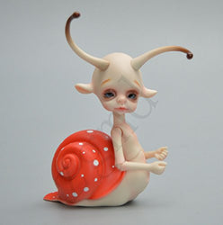 Zgmd 1/8 Snail BJD Doll SD Doll Cute Ball Jointed Doll with face Make UP