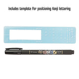 Tombow 82039-Fudenosuke Brush Pen, Soft Tip, Black, 5 Pack