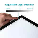 Huion A4 LED Light Pad Tracing Light Box Adjustable Brightness AC Powered - 14x10 Inch