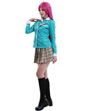 miccostumes Women's Moka Akashiya Cosplay Costume (Small, Blue)