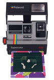 Polaroid Supercolor 635 Instant Film Camera Silver with Rainbow