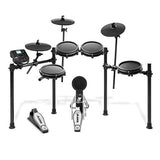 Alesis Nitro Mesh Kit – Eight Piece Mesh Electronic Drum Set With 385 Sounds + DRP100 – Extreme Audio-Isolation Electronic Drum Reference-Headphones