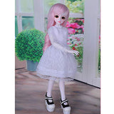 HGFDSA 1/4 BJD Doll SD Doll 40CM 15.7 Inch Full Set of Spherical Joint Doll with Clothes Shoes Wig Free Makeup Christmas Day Gift for Girls
