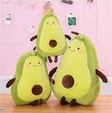 XICHEN 27 Inch Green Large Simulation Avocado Plush Toy Doll Sleeping Pillow Doll Doll, Holiday Warm Gift Plush Toy Pillows (Seated-20Inch)