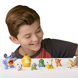 Pokemon Battle Figure 8-Pack - Comes with 2” Pikachu, 2” Bulbasaur, 2” Squirtle, 2” Charmander, 2” Meowth, 2" Jigglypuff, 3” Loudred, and 3” Psyduck