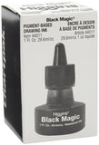 Higgins Black Magic Pigmented Drawing Ink, 1 Ounce Bottle (44011)