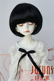 JD256 7-8inch 18-20CM Short BOBO Doll Wigs 1/4 MSD Synthetic Mohair BJD Hair 5 Colors Available (Black)