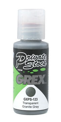 Grex GXPS-123 Private Stock Airbrush Colors, 1 Fluid Ounce, Transparent Granite Gray