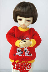 JD256 6-7inch 16-18CM Short BOBO Doll Wigs 1/6 YOSD Synthetic Mohair BJD Hair 8 Colors Available (Medium Brown)
