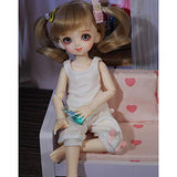 HGFDSA BJD Doll 1/6 SD Dolls 10.8 Inch DIY Doll Toys Full Set Free Makeup Best Gift for Girls Wig Clothes Set Makeup Shoes