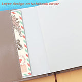 Lock Journal Record Diary with lock Fabric Cover Writing Notepad A7 Size Travel Journal for Girls and Boys (A7 Blue)