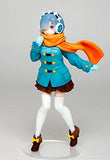 Taito Re: Zero -Starting Life in Another World Rem Precious Figure Winter Coat