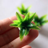 BARMI Mini Green Plant Tree Potted Doll House Miniature Furniture Home Decor Kids Toy,Perfect DIY Dollhouse Toy Gift Set