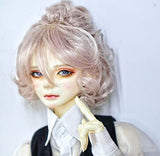 Olaffi 1/3 BJD Doll Wig Bjd SD DD MDD Heat Resistant Doll Hair Wig Heat Resistant Fiber Long Deep Wave Curly