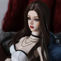 MEESock 1/3 Beautiful Girl BJD Doll 66.8cm SD Dolls Full Set Ball Jointed Dolls Advanced Resin Toy Joint Movable Simulation Doll, 100% Handmade