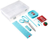 Dritz 27084A Sewing Box Kit, Teal/White