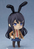 Good Smile Rascal Does Not Dream of Bunny Girl Senpai: Mai Sakurajima Nendoroid Action Figure, Multicolor