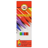 Koh-i-noor Progresso - 6 Woodless Coloured Pencils. 8755