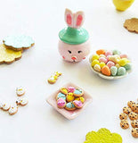 Dollhouse miniature Easter cookie jar