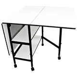 Sullivans 38431 Home Hobby Adjustable Height Foldable Table, 59 x 35.8