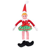 JOYIN 3 Pack Santa Couture Clothing for Elf Doll Plush Dance Skirt Set, Christmas Decorations, and Holiday Specials