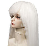 MUZI WIG SD BJD Doll Hair Wigs, Heat Resistant Fiber Long Straight Doll Wig for 1/3 BJD/SD Doll (1001)